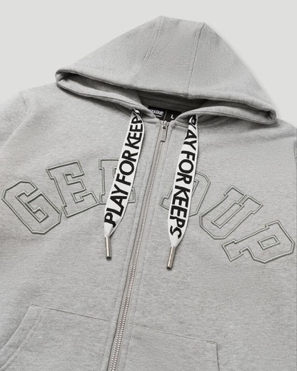 Geedup PFK Laced Grey Zip Jacket