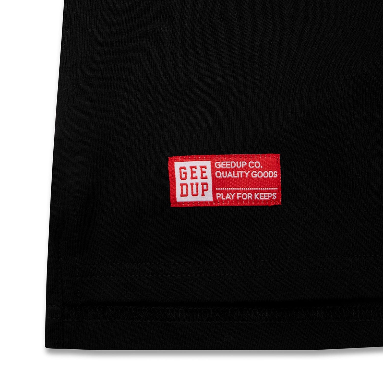 Geedup O/S Team Logo Rugby Black Jersey