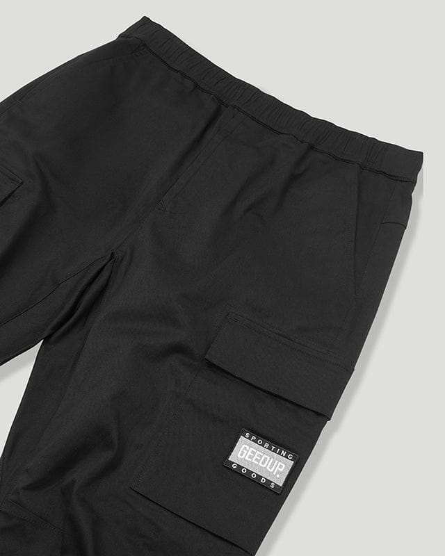 Geedup Cargo Black Pants