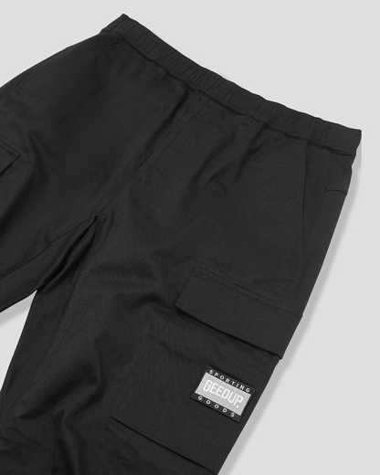 Geedup Cargo Black Pants