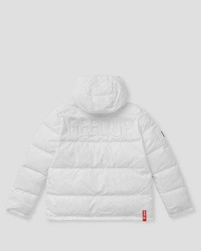Geedup Core Logo Reversible Puffer Black/White Jacket
