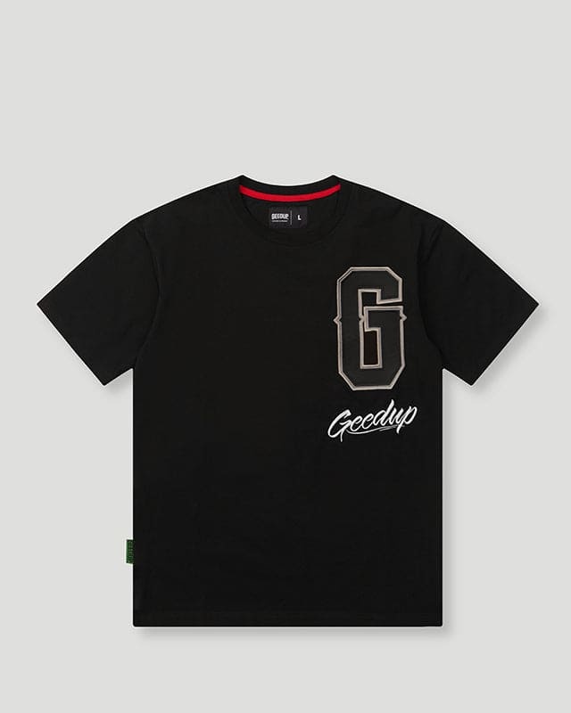 Geedup G Script Logo Black T-Shirt