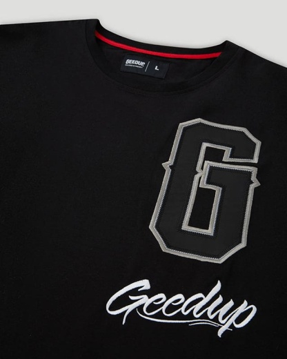 Geedup G Script Logo Black T-Shirt
