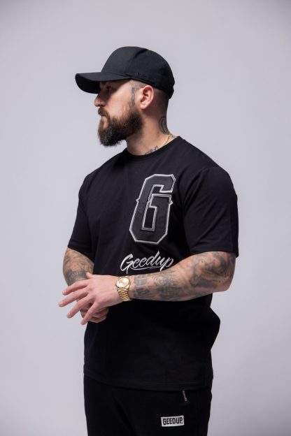 Geedup G Script Logo Black T-Shirt