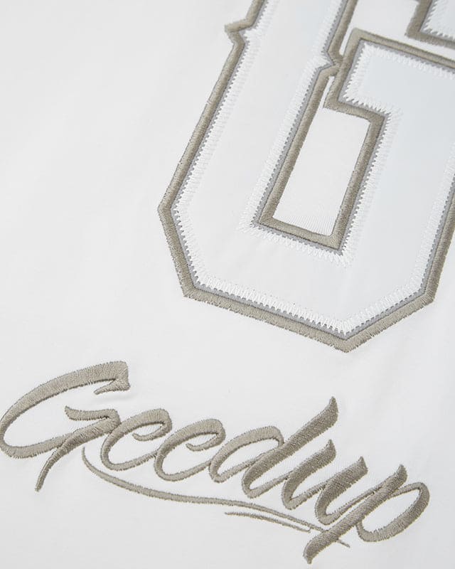 Geedup G Script Logo White T-Shirt