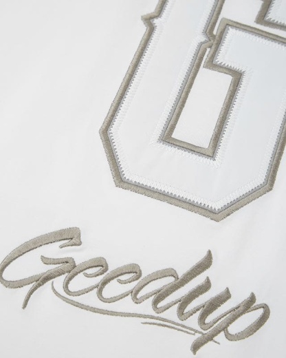 Geedup G Script Logo White T-Shirt