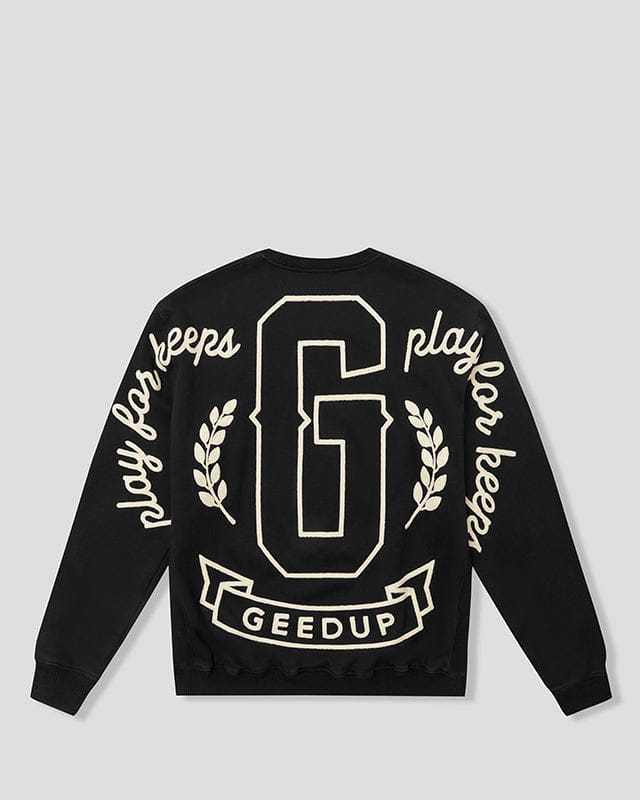 Geedup G/PFK Script Black Crewneck