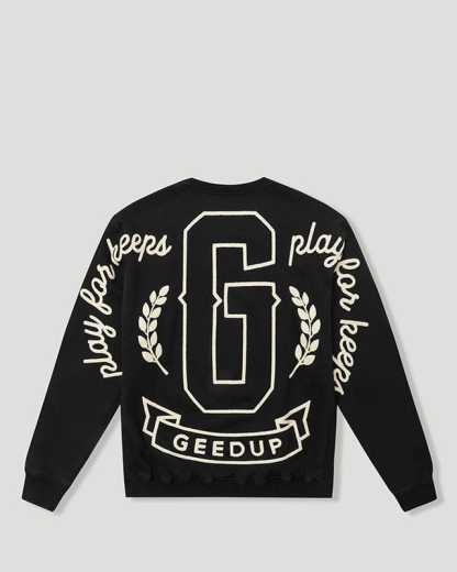 Geedup G/PFK Script Black Crewneck
