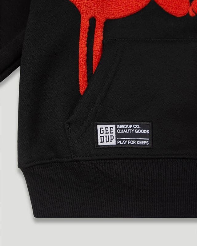 Geedup Handstyle Kids Tracksuit Orange Black/Burnt