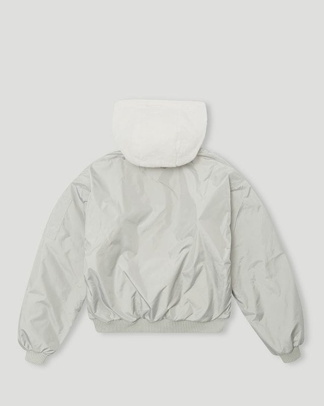 Geedup Hoodie Handstyle/Team Logo Bomber White / Grey