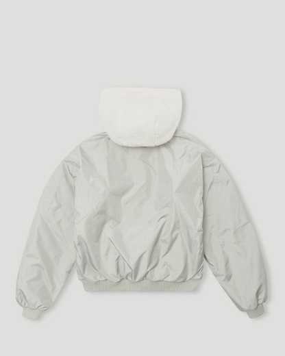 Geedup Hoodie Handstyle/Team Logo Bomber White / Grey