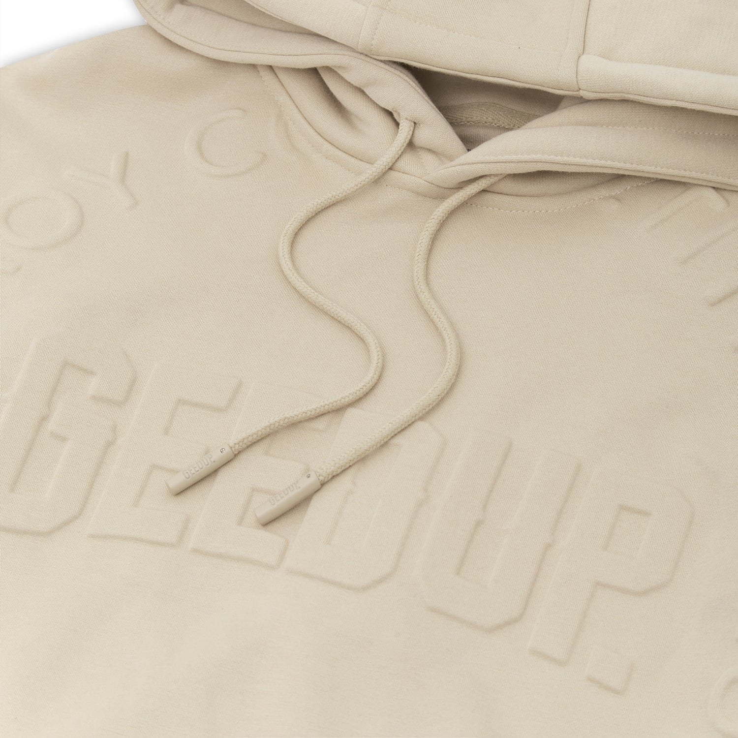 Geedup Hoodie O/S Emblem Emboss Hoody Sand