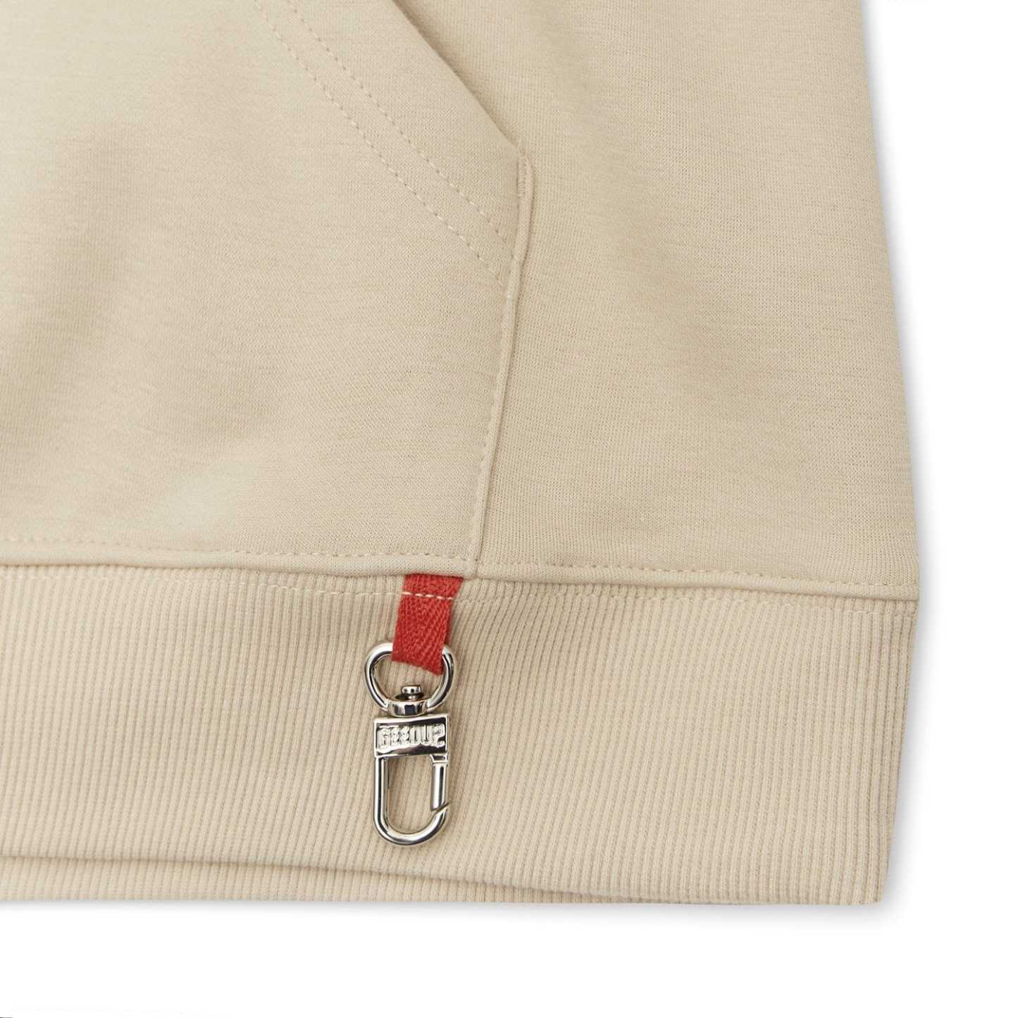 Geedup Hoodie O/S Emblem Emboss Hoody Sand