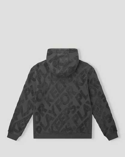 Geedup Hoodie PFK Monogram Charcoal Grey