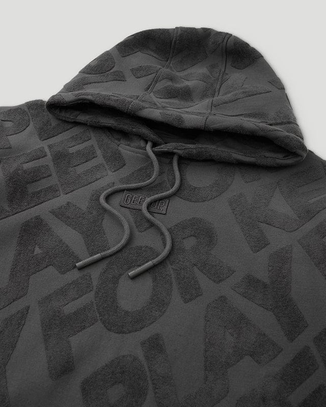 Geedup Hoodie PFK Monogram Charcoal Grey