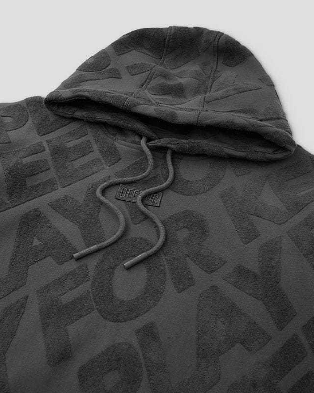 Geedup Hoodie PFK Monogram Charcoal Grey