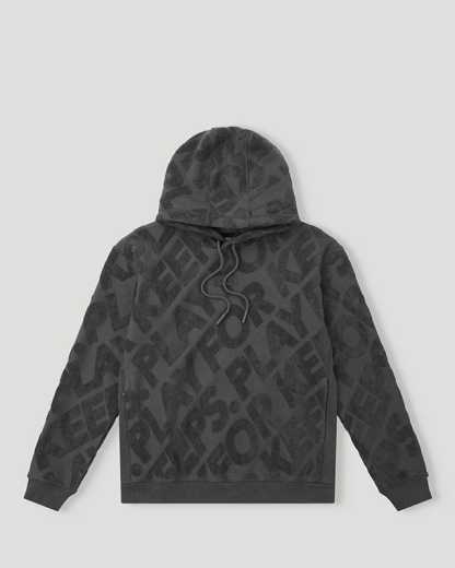 Geedup Hoodie PFK Monogram Charcoal Grey