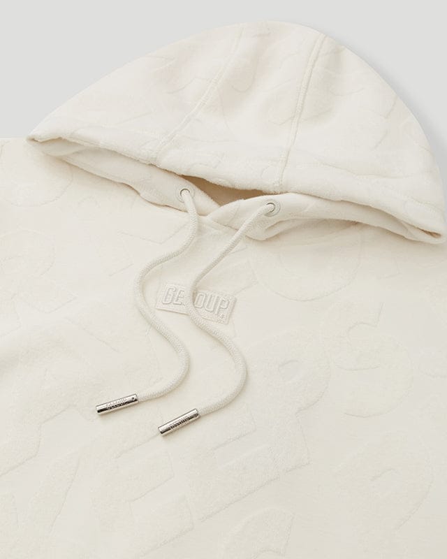 Geedup Hoodie PFK Monogram  Light Cream