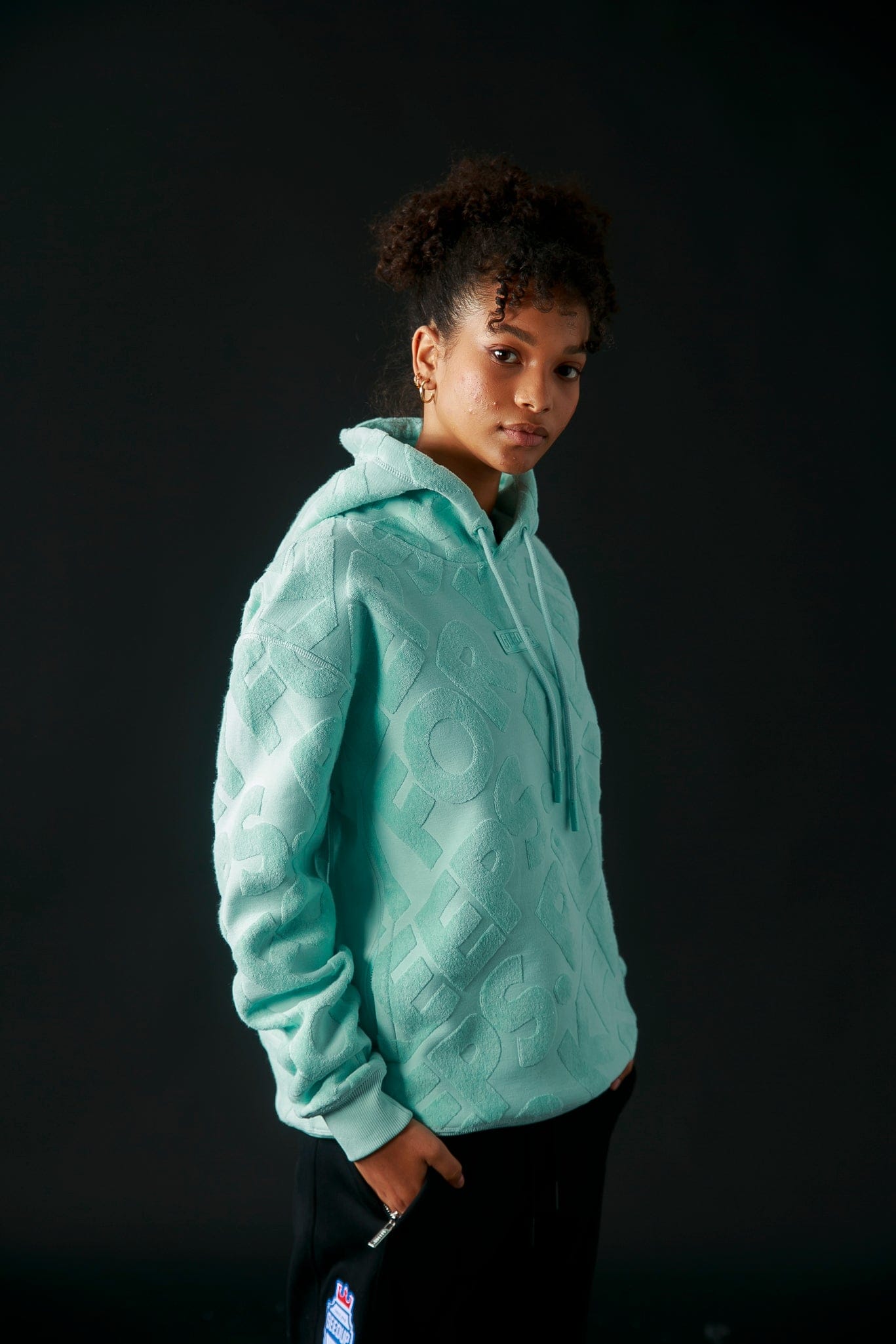 Geedup  Hoodie PFK Monogram Teal