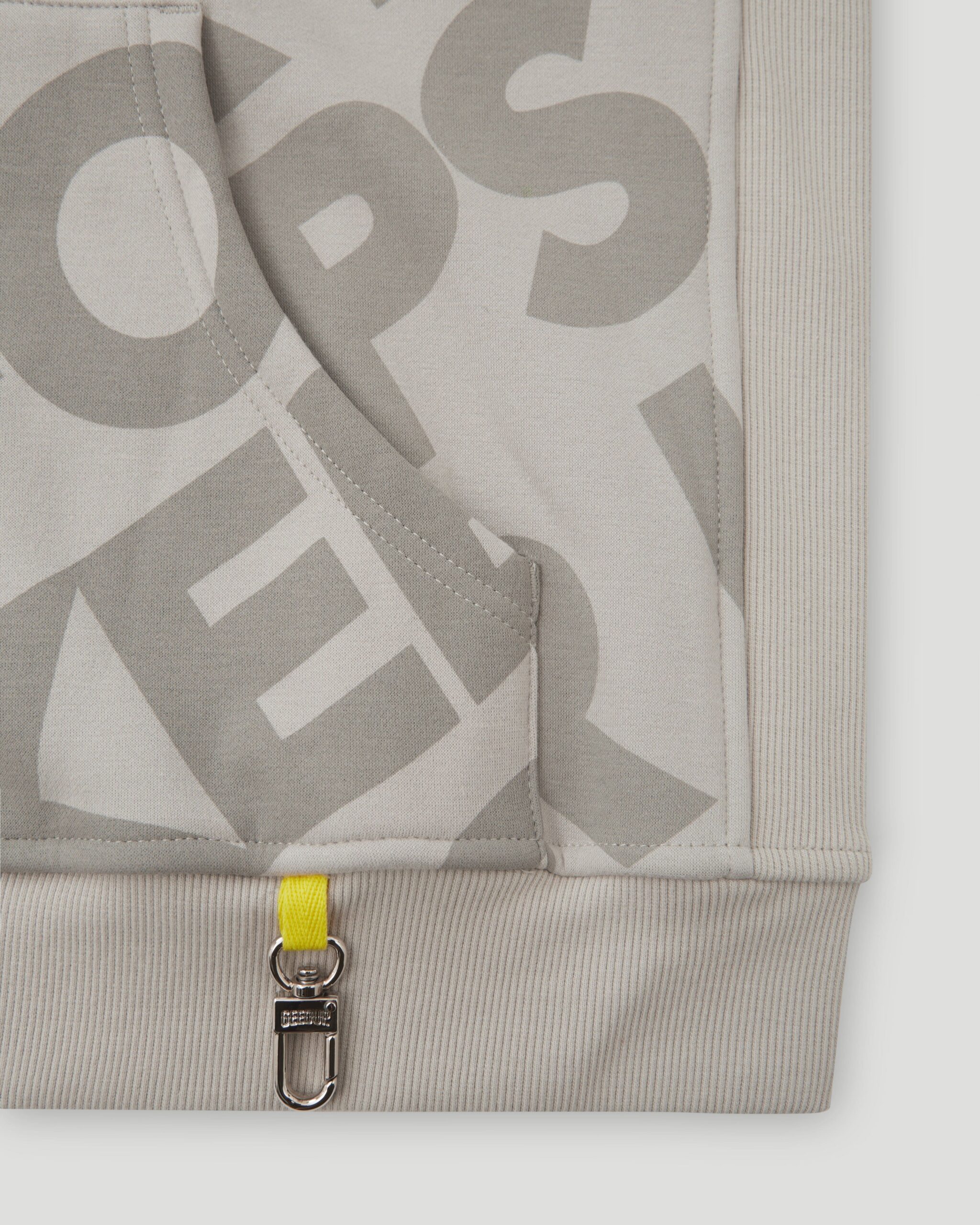 Geedup Hoodie PFK Monogram Zip Concrete Jacket