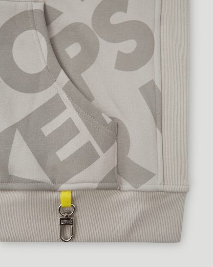Geedup Hoodie PFK Monogram Zip Concrete Jacket