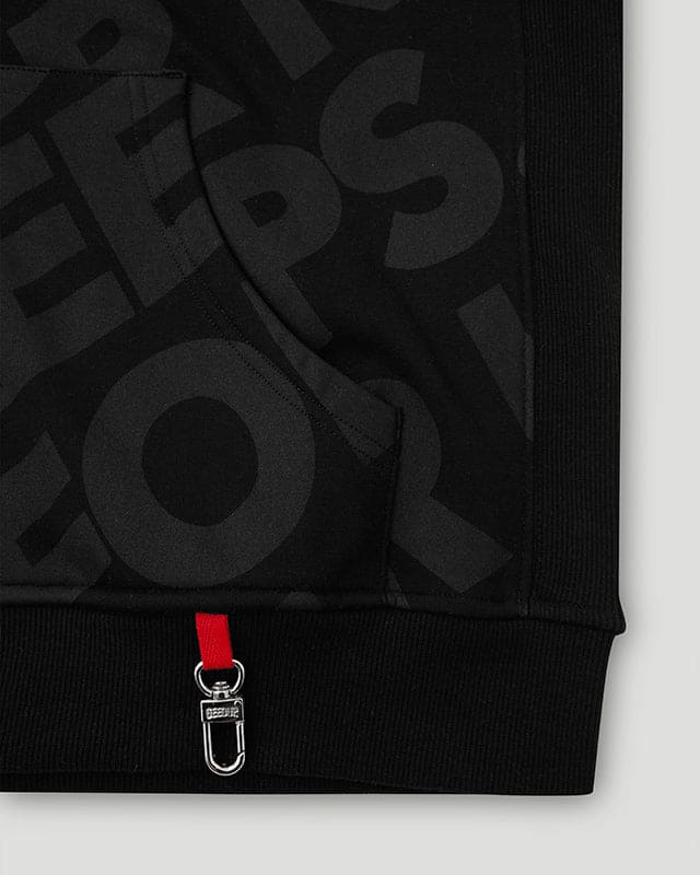 Geedup Hoodie PFK Monogram Zip Jacket Black