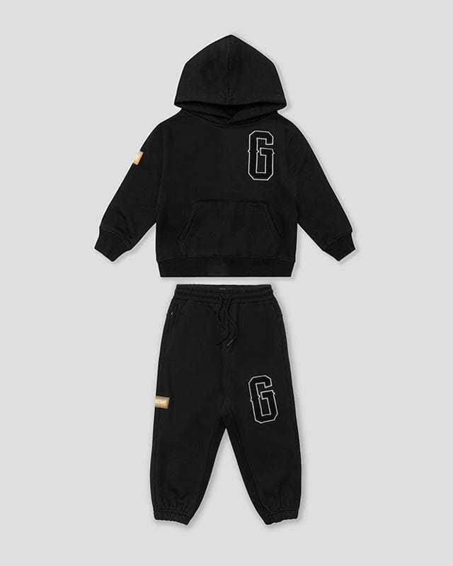 Geedup OS G Black Kids Tracksuit