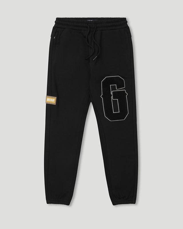 Geedup O/S G Black Trackpants