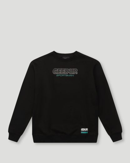 Geedup OS Sportsman 2.0 Crewneck Green Black/Aqua