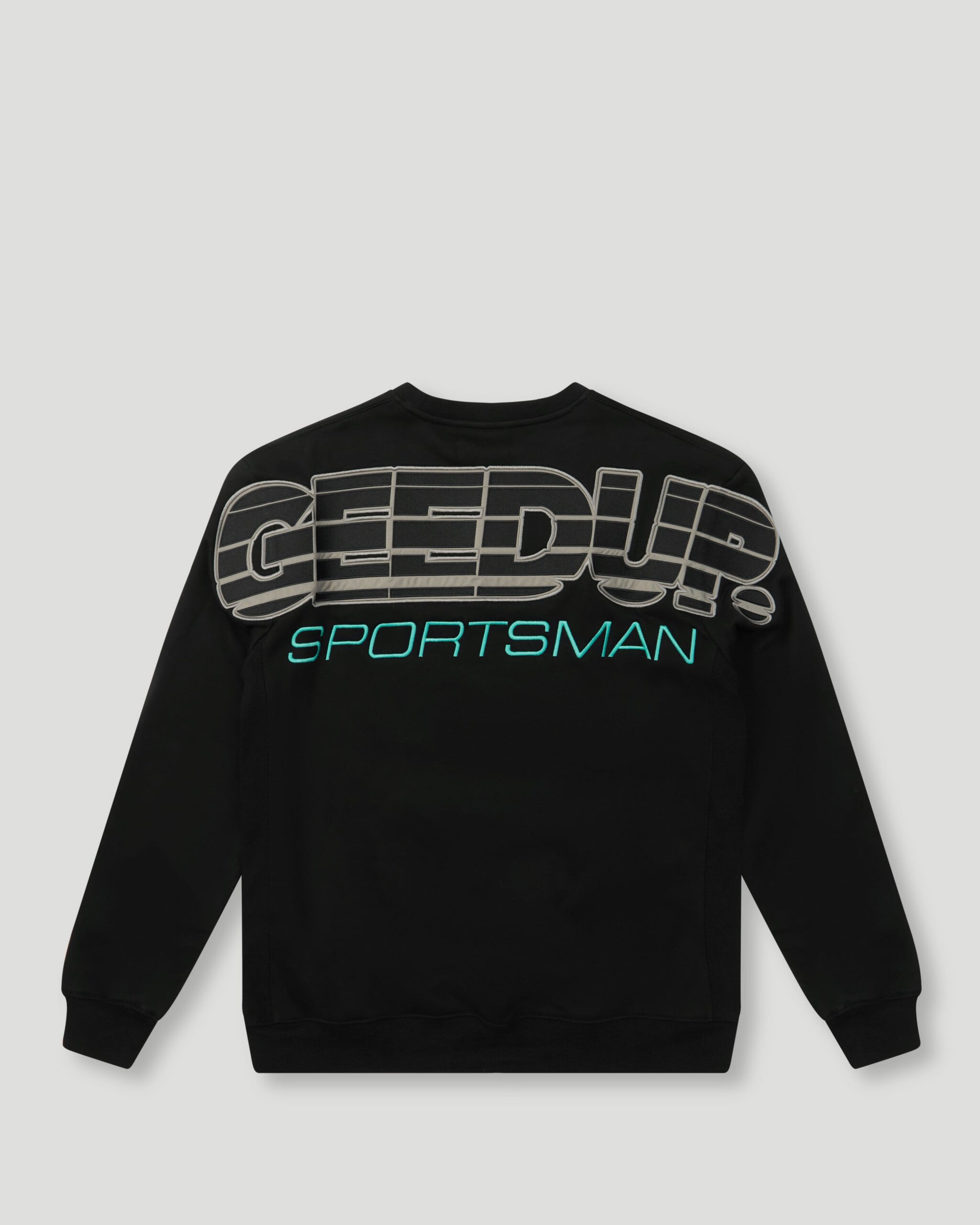 Geedup OS Sportsman 2.0 Crewneck Green Black/Aqua