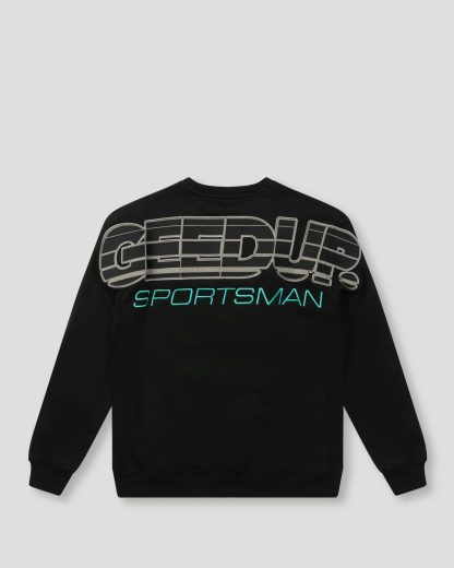 Geedup OS Sportsman 2.0 Crewneck Green Black/Aqua