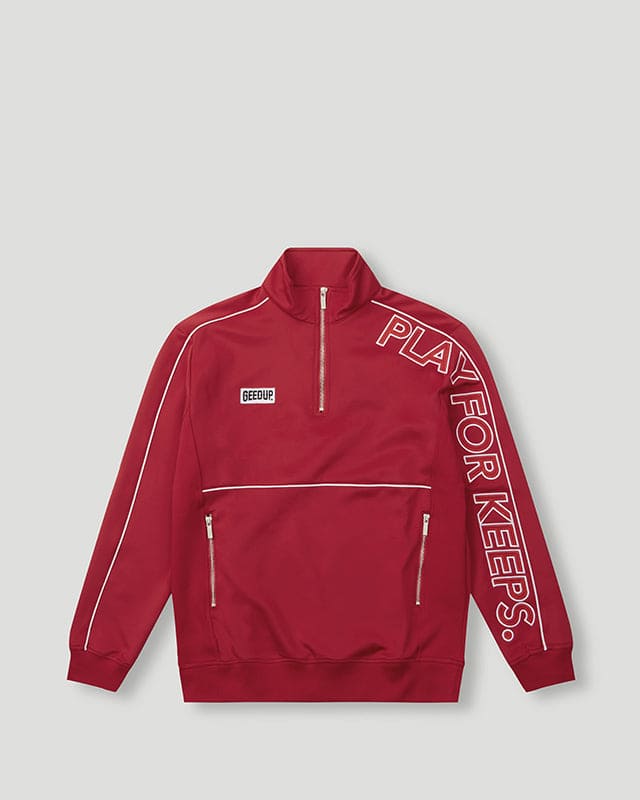 Geedup Play For Keeps Qtr Red/White Zip