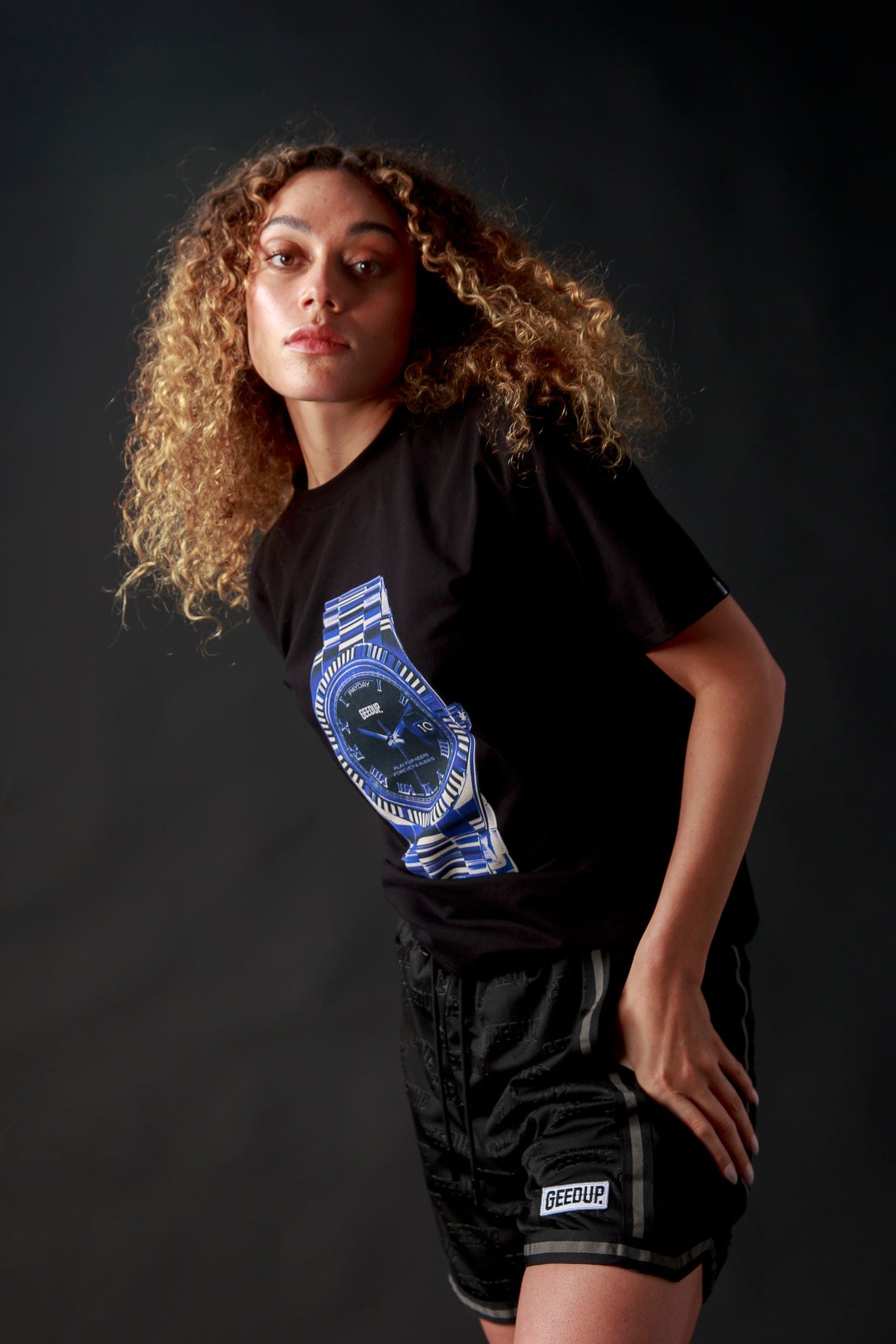 Geedup T-Shirt Payday Watch  Black