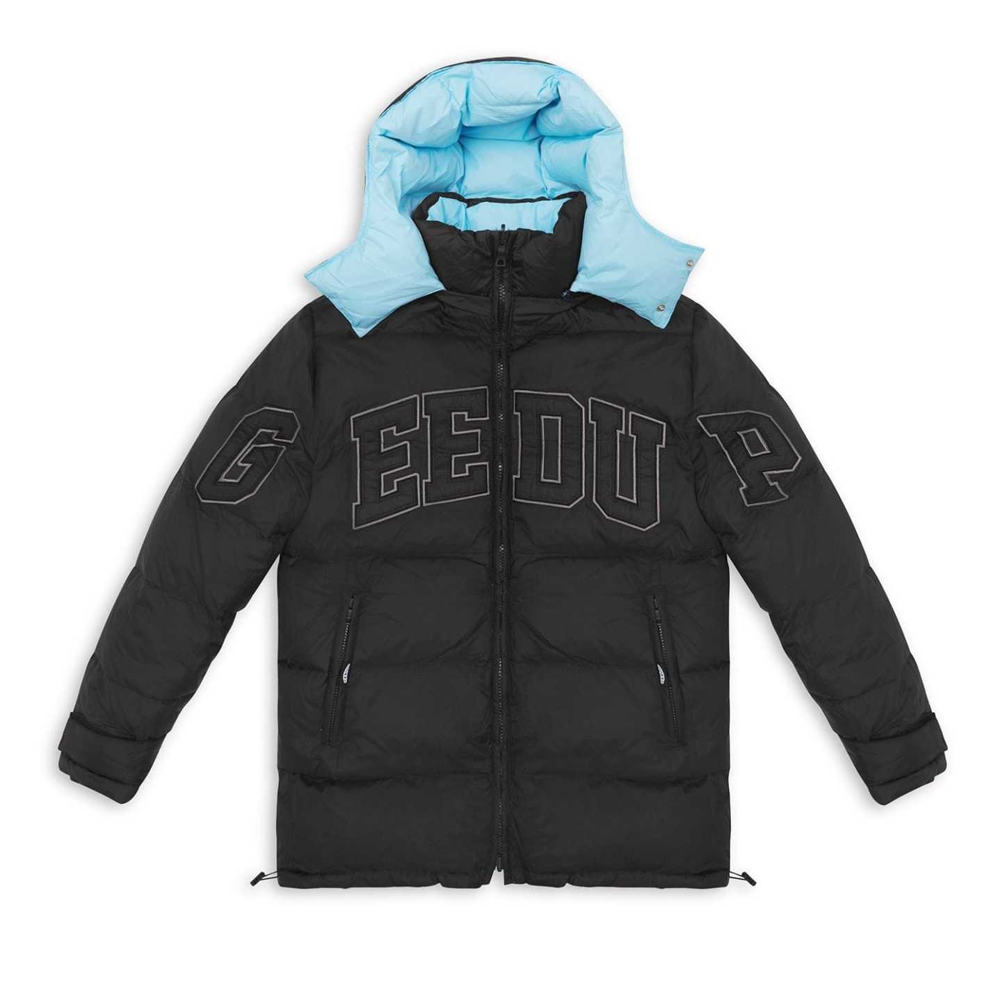 Geedup Team Logo Reversible Duck Down Jacket Blue/Black Baby