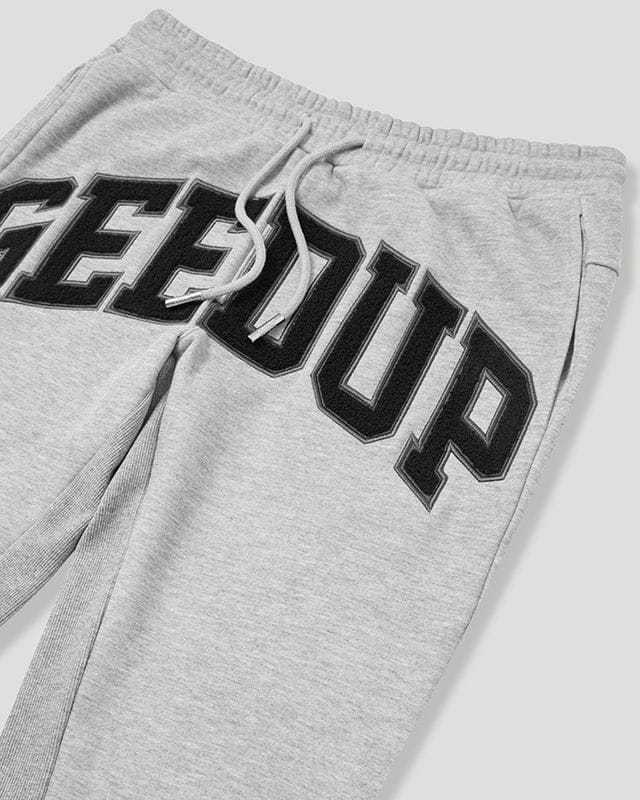 Geedup Team Logo Trackpants  Marle/Black Grey