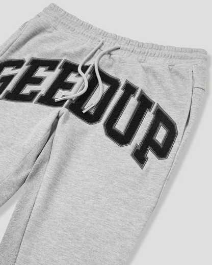 Geedup Team Logo Trackpants  Marle/Black Grey