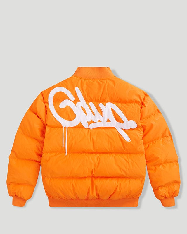 Geedup Team Logo/Handstyle Reversible Black/Orange Bomber