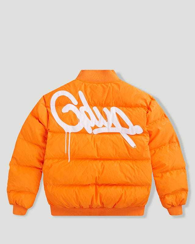Geedup Team Logo/Handstyle Reversible Black/Orange Bomber