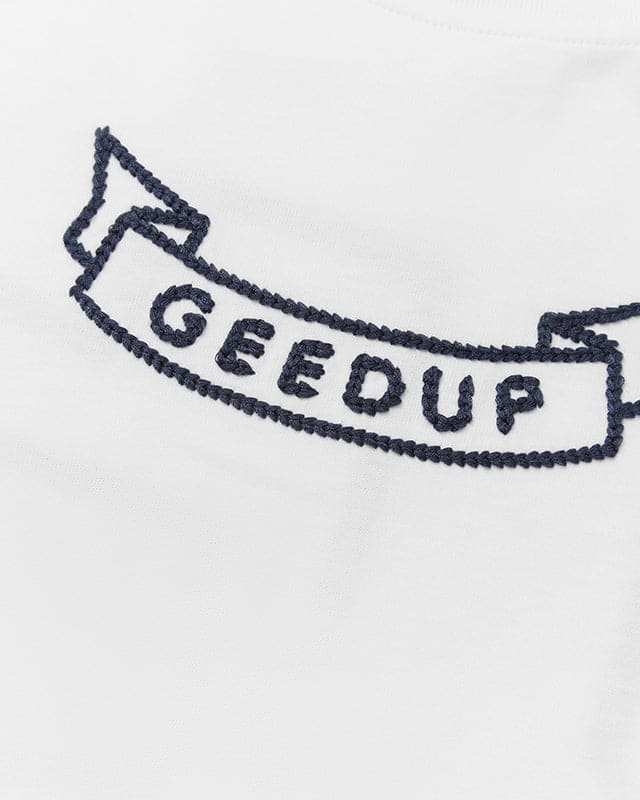 Geedup White/Navy G PFK T-Shirt