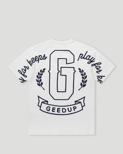 Geedup White/Navy G PFK T-Shirt