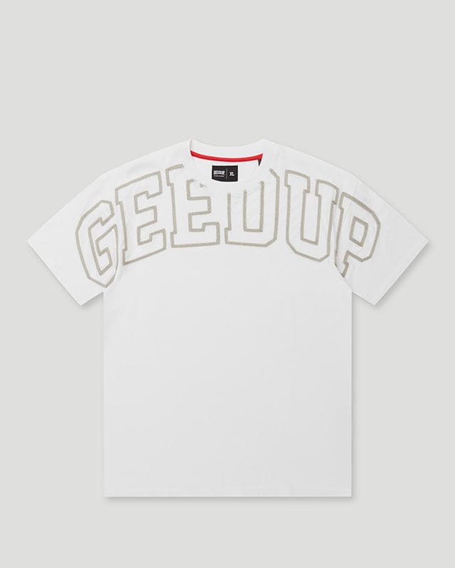 GeedupT-Shirt Team Logo  White/Grey