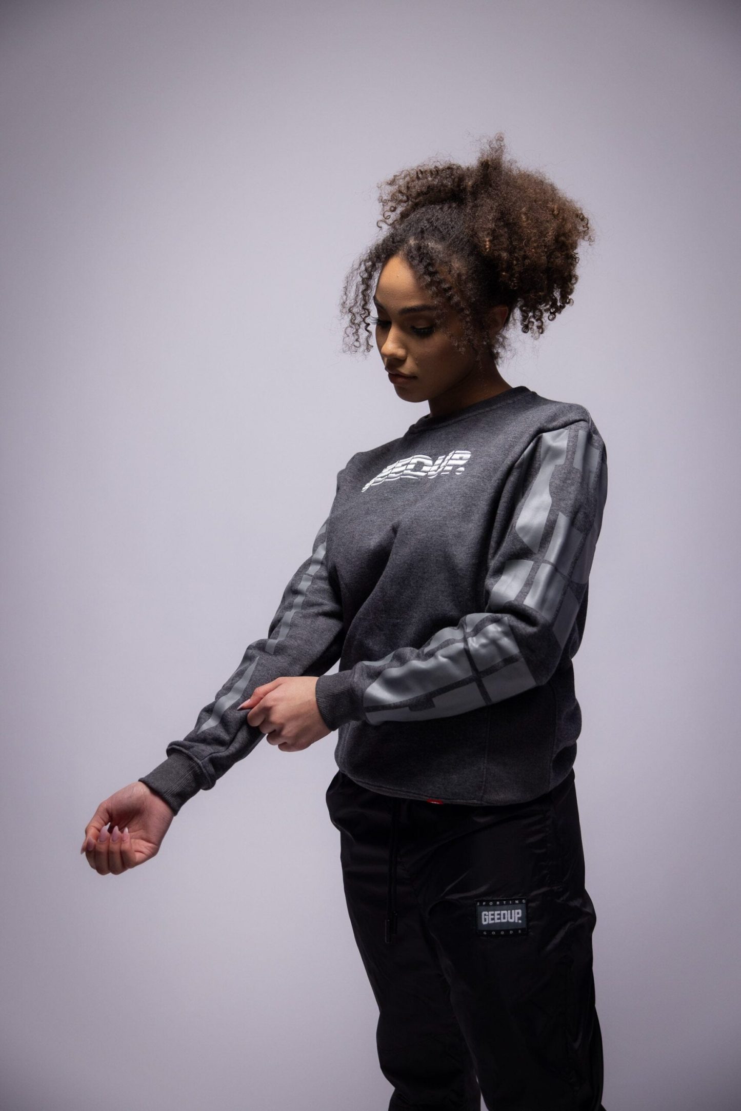 Geedup Sportsman Crewneck Asphalt 2.0 Grey