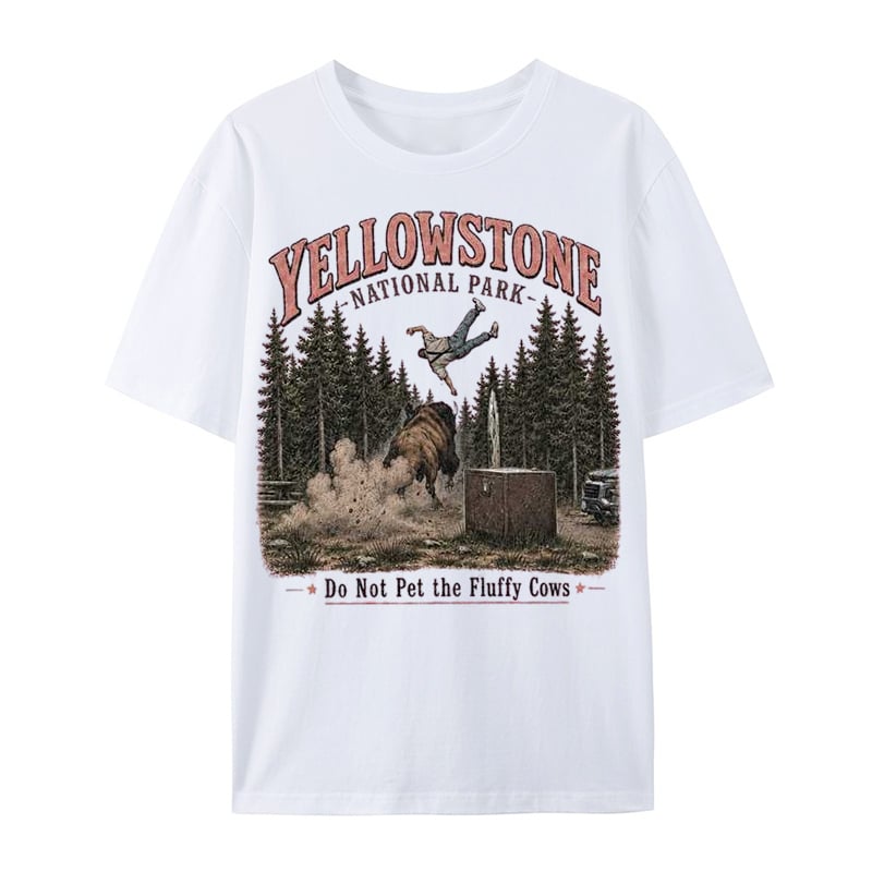 Do Not Pet The Fluffy Cows T-shirt - unisex