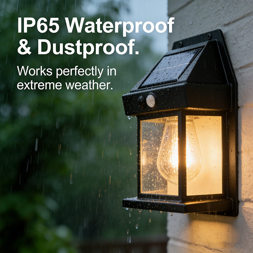 Solar Outdoor Light, Warm White