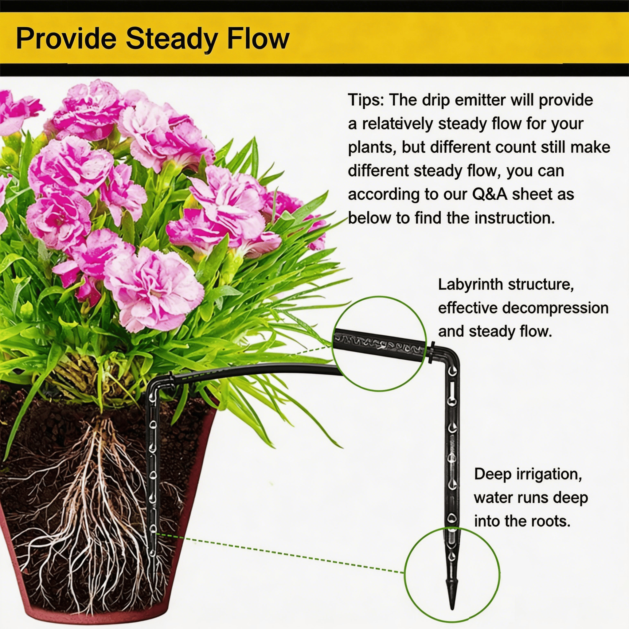 12-Plant Solar Drip Irrigation Kit