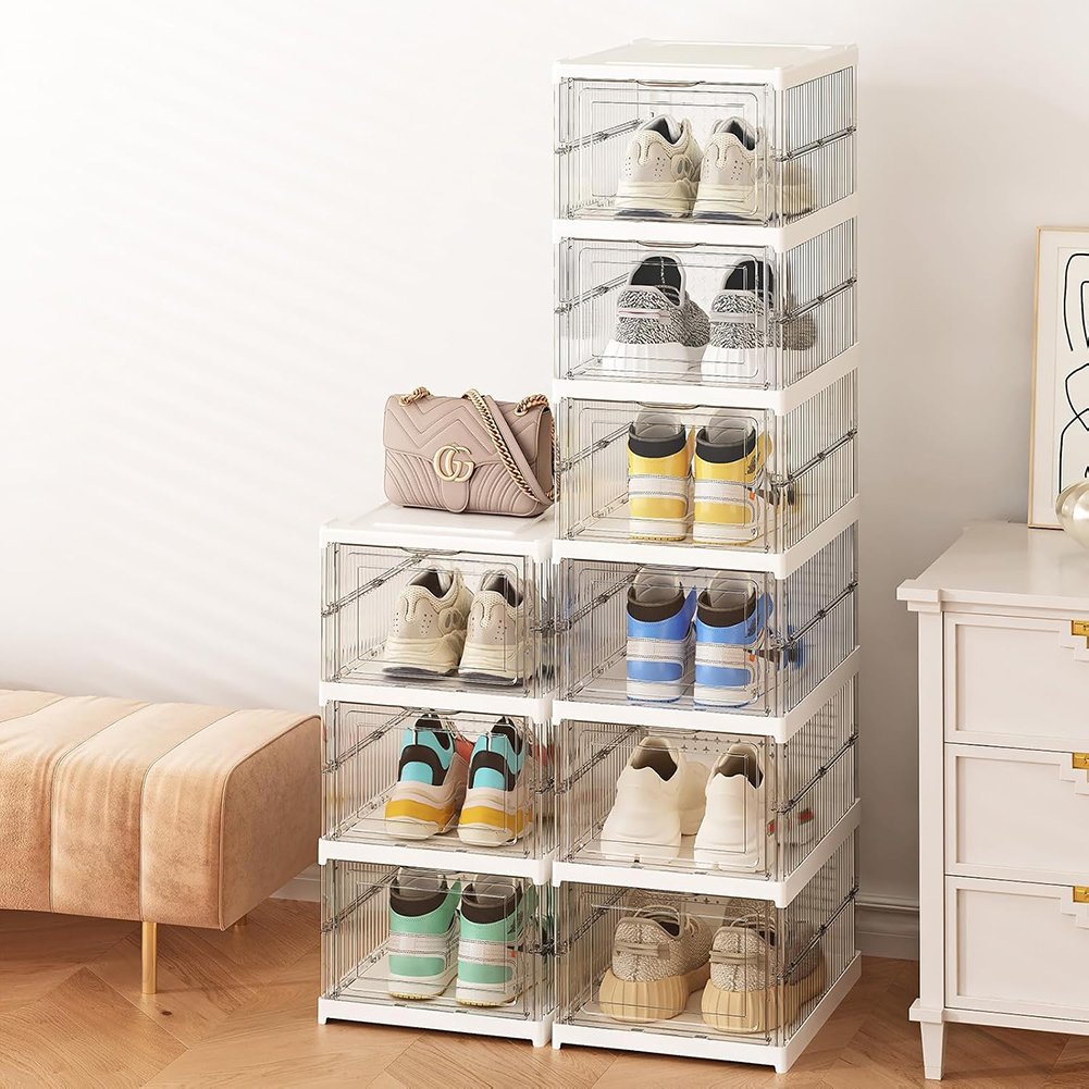Modular Stackable Shoe Storage System
