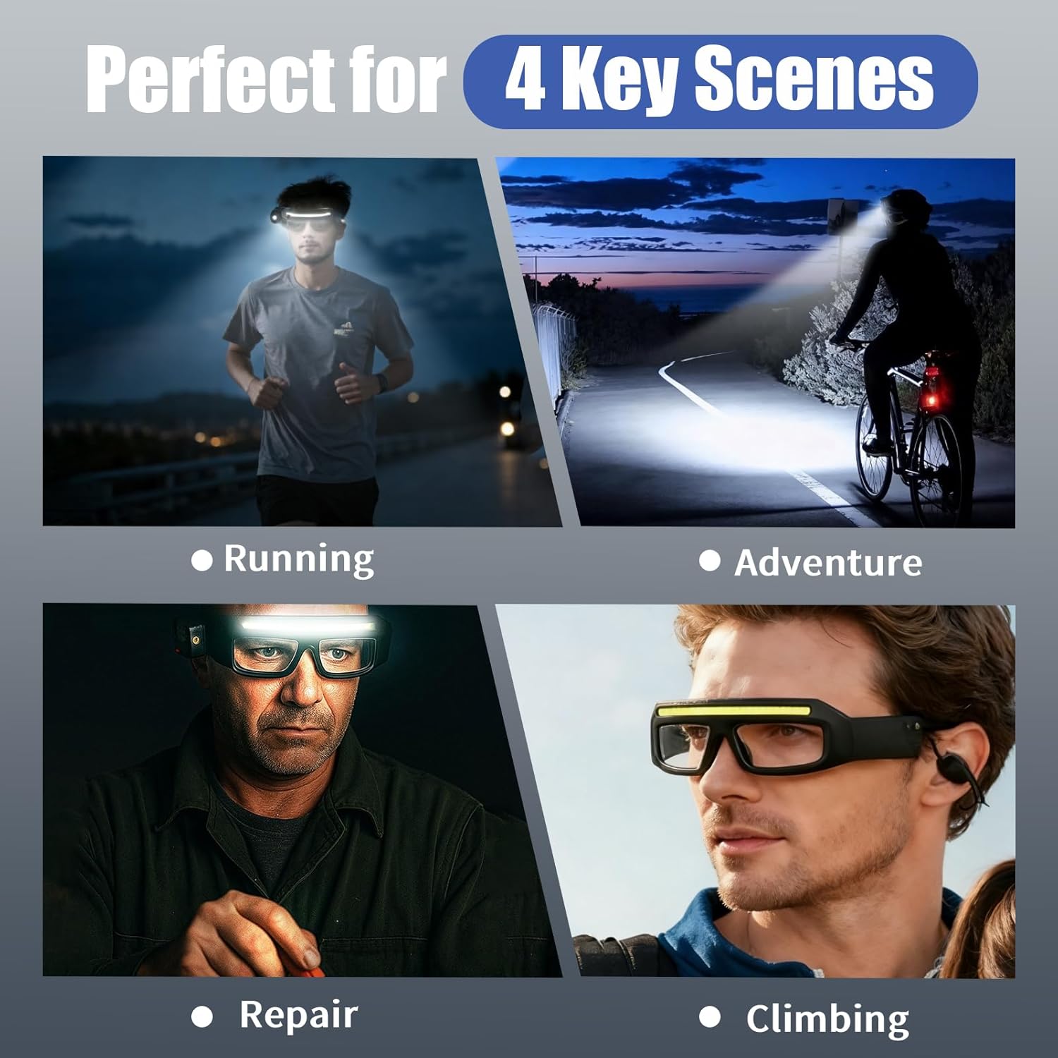 Multifunctional Glasses Light
