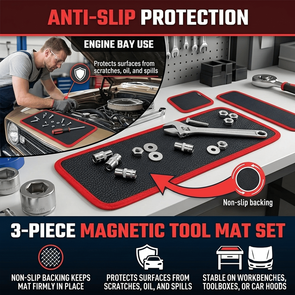Strong Magnetic Tool Mat