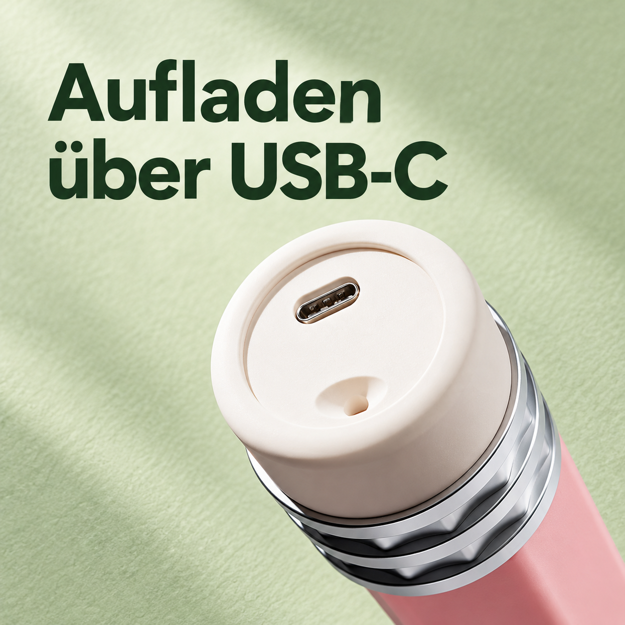 USB-C-Ladeanschluss am hinteren Stiftende
