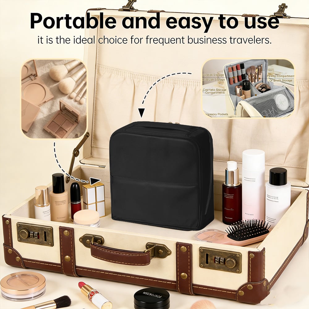 Upright Cosmetic Organizer Bag